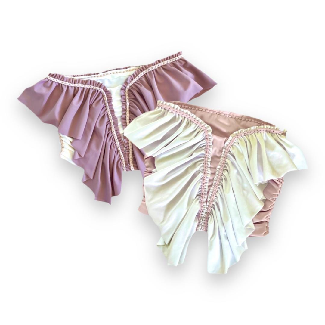 SWEETHEART RUFFLE TUBE TOP • custom colors