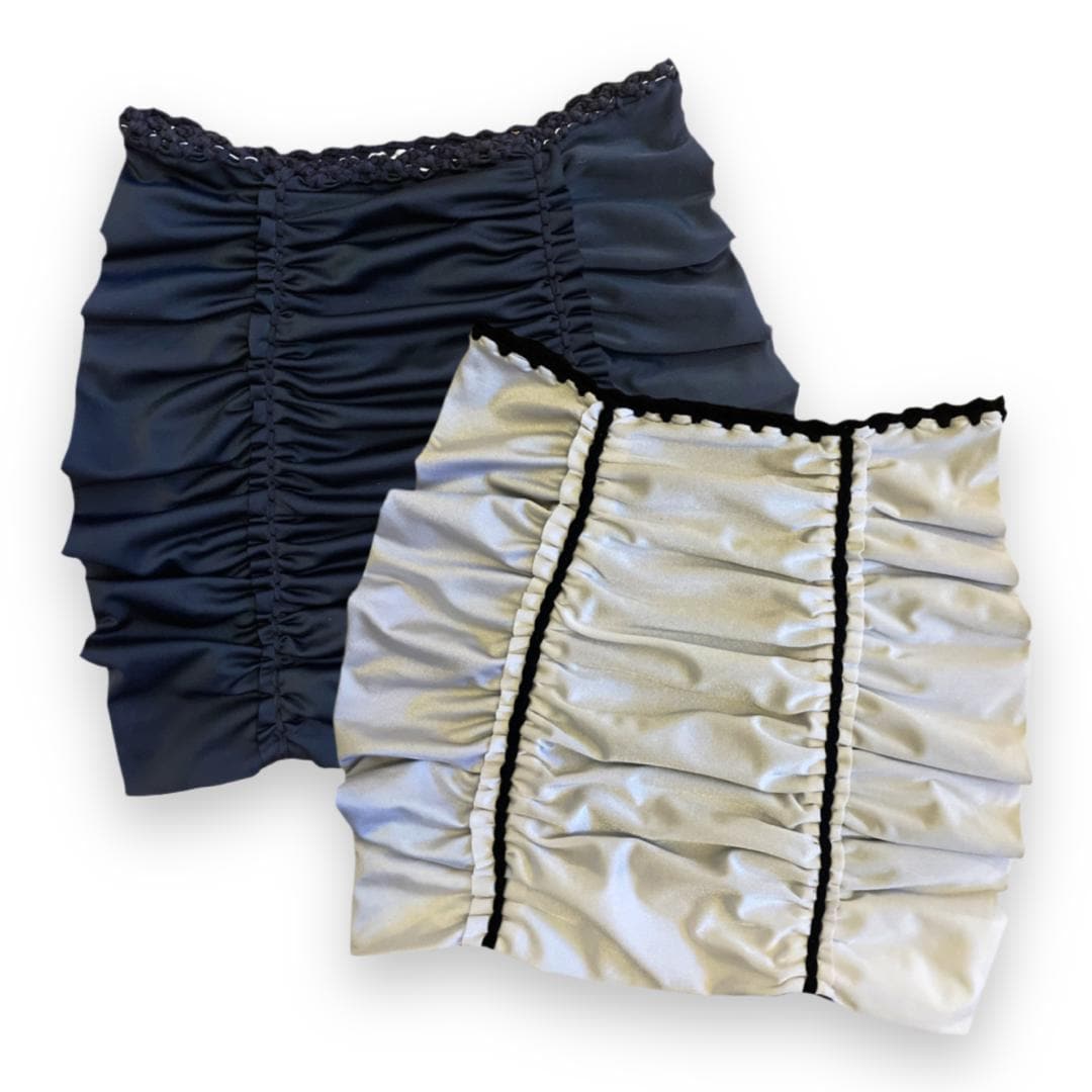 REVERSIBLE PENCIL MINI SKIRT • custom colors