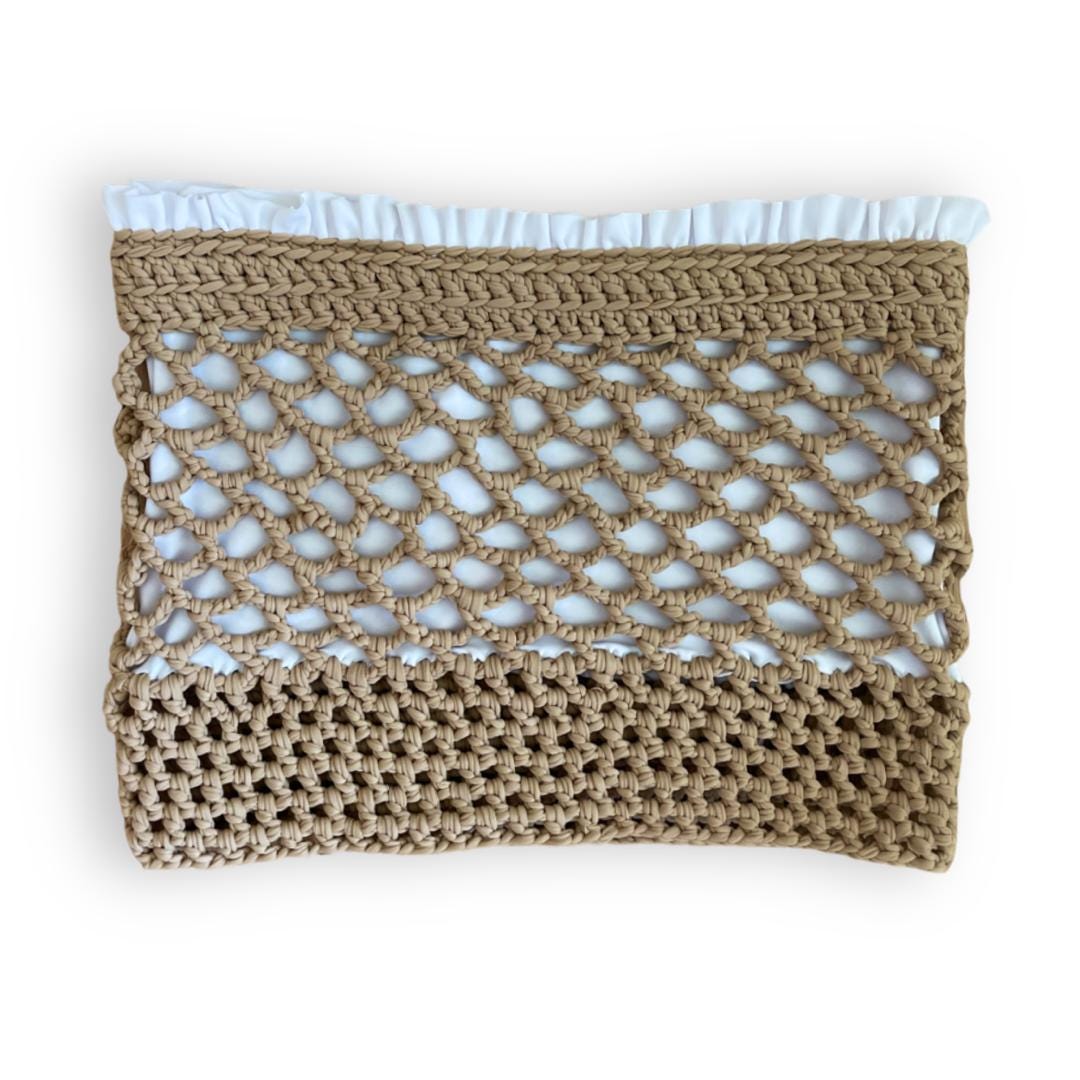CROCHETED BANDEAU TUBE TOP • custom colors