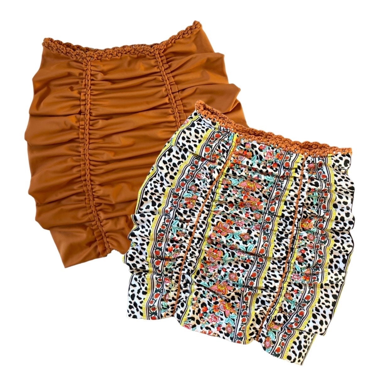 REVERSIBLE PENCIL MINI SKIRT • custom colors