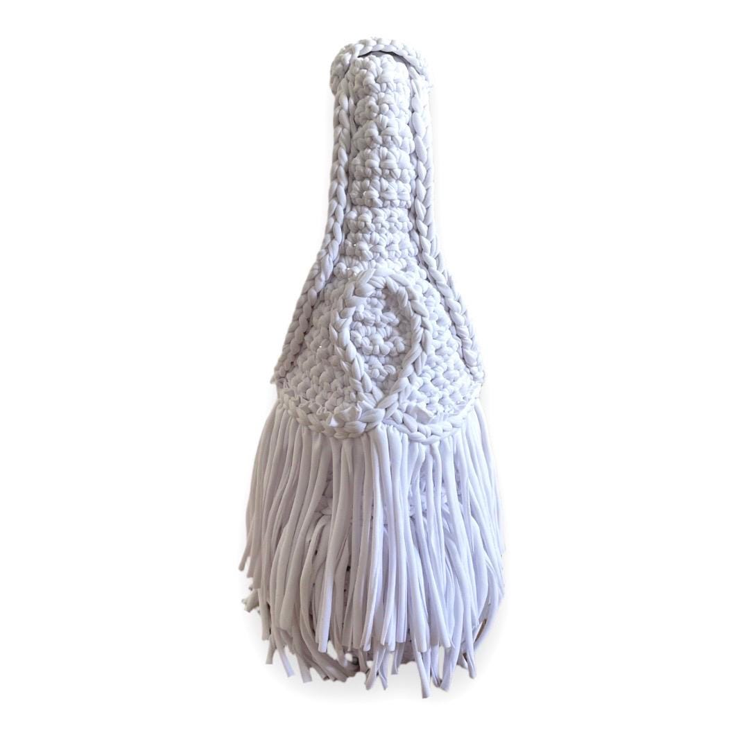 CROCHETED DOUBLE FRINGE RODEO TOTE • custom colors