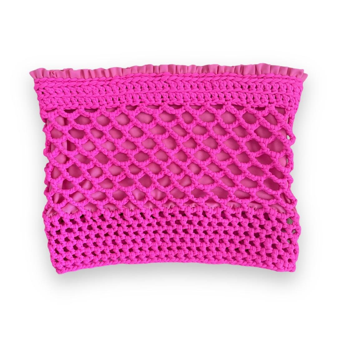 CROCHETED BANDEAU TUBE TOP • custom colors