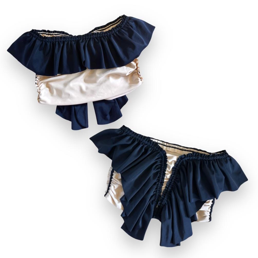 SWEETHEART RUFFLE TUBE TOP • custom colors