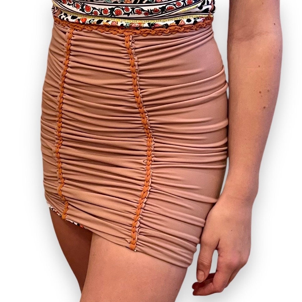 REVERSIBLE PENCIL MINI SKIRT • custom colors