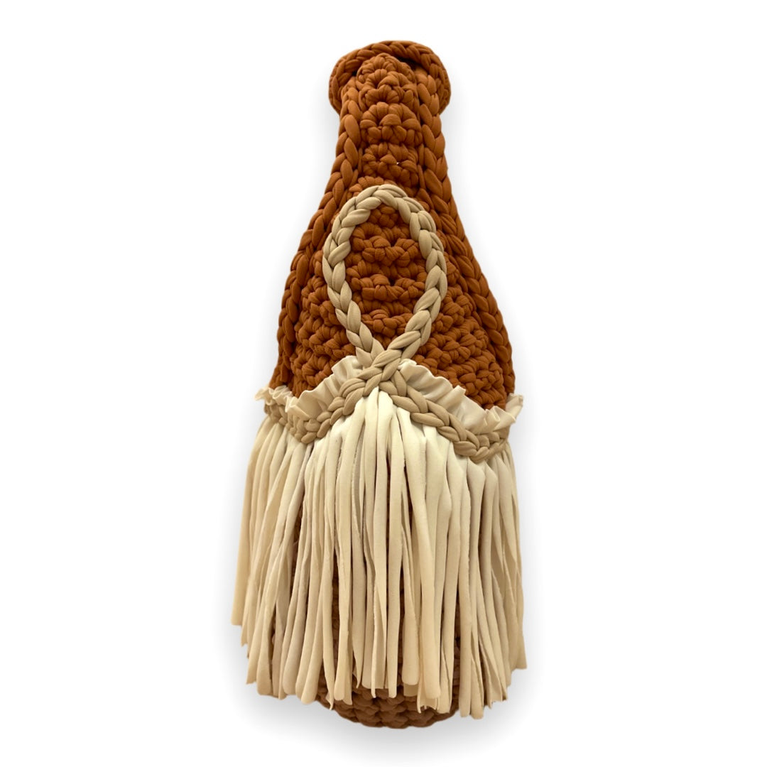 CROCHETED MINI RODEO WRISTLET • neutrals