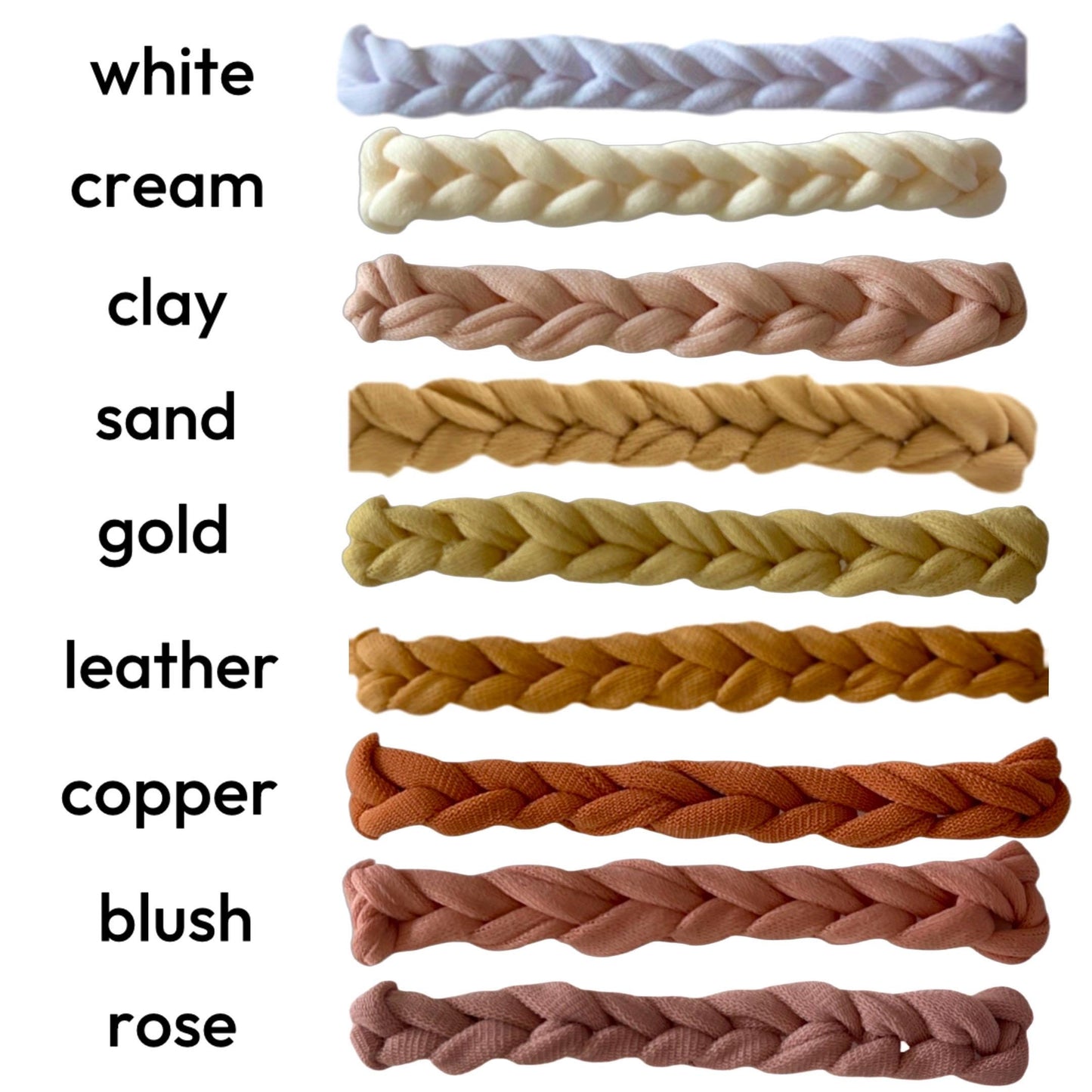 3 BOW TUBE TOP • cream copper rose gold leather