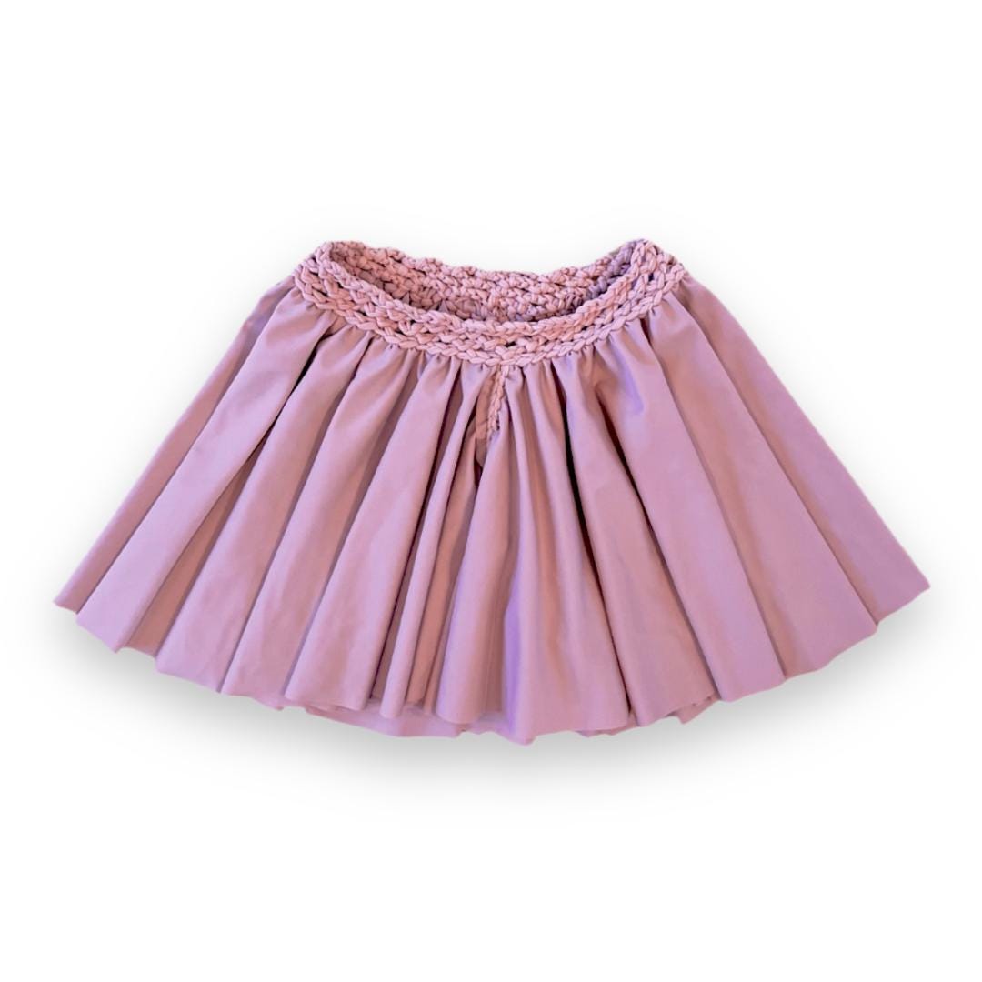 TWO PIECE SET rodeo flutter sleeve top and mini shorts • cream and rose