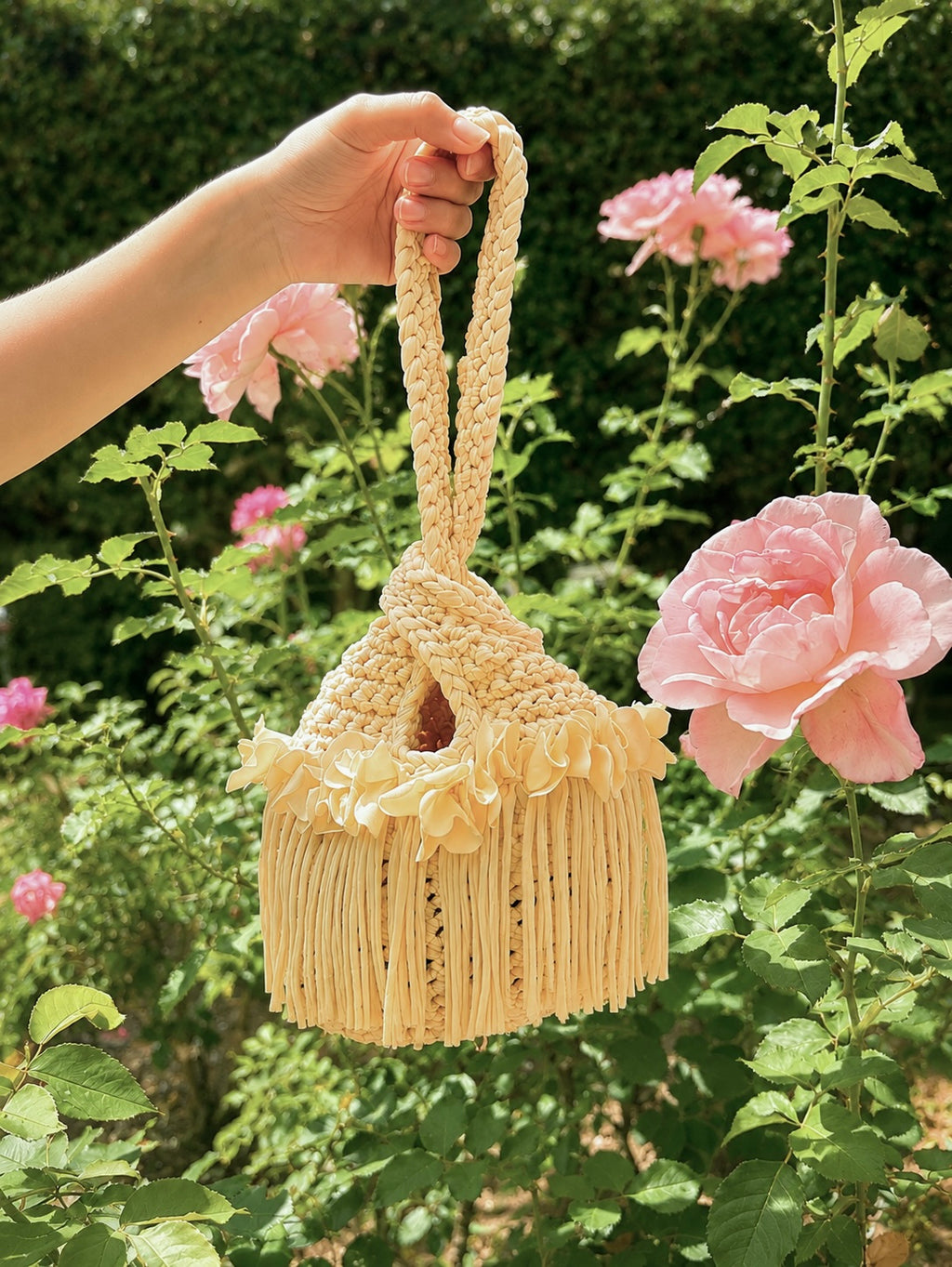 The Flower Fringe Mini Swing – Daffodil
