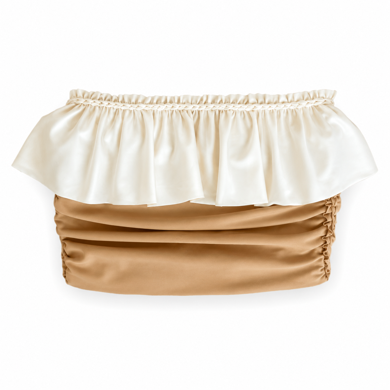 Butterfly Ruffle Tube Top