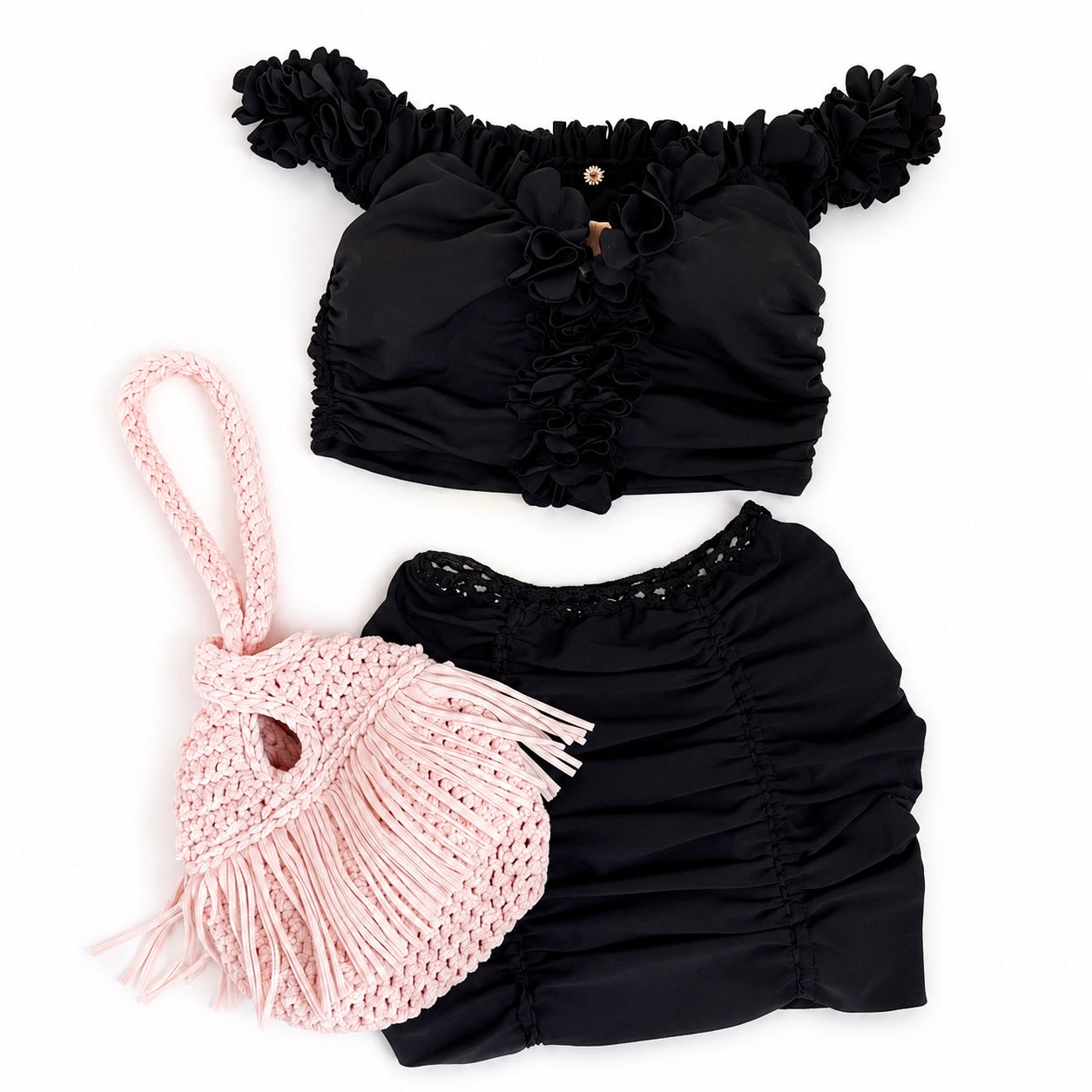 The Fringe Mini Swing – Petal