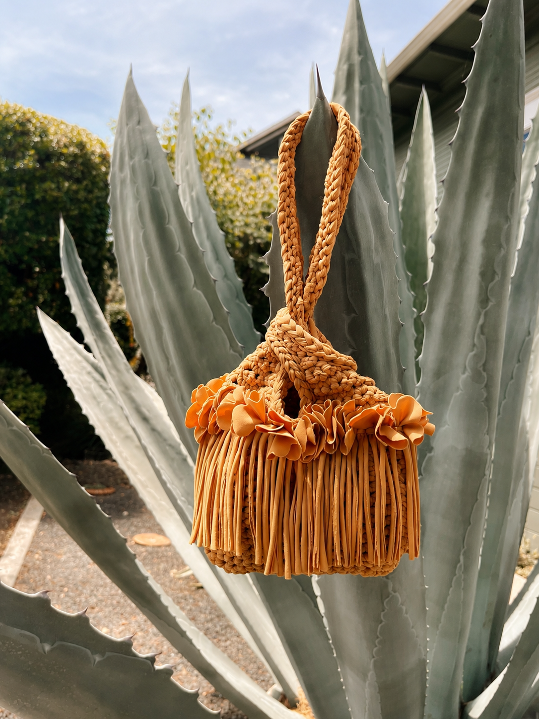 The Flower Fringe Mini Swing – Leather