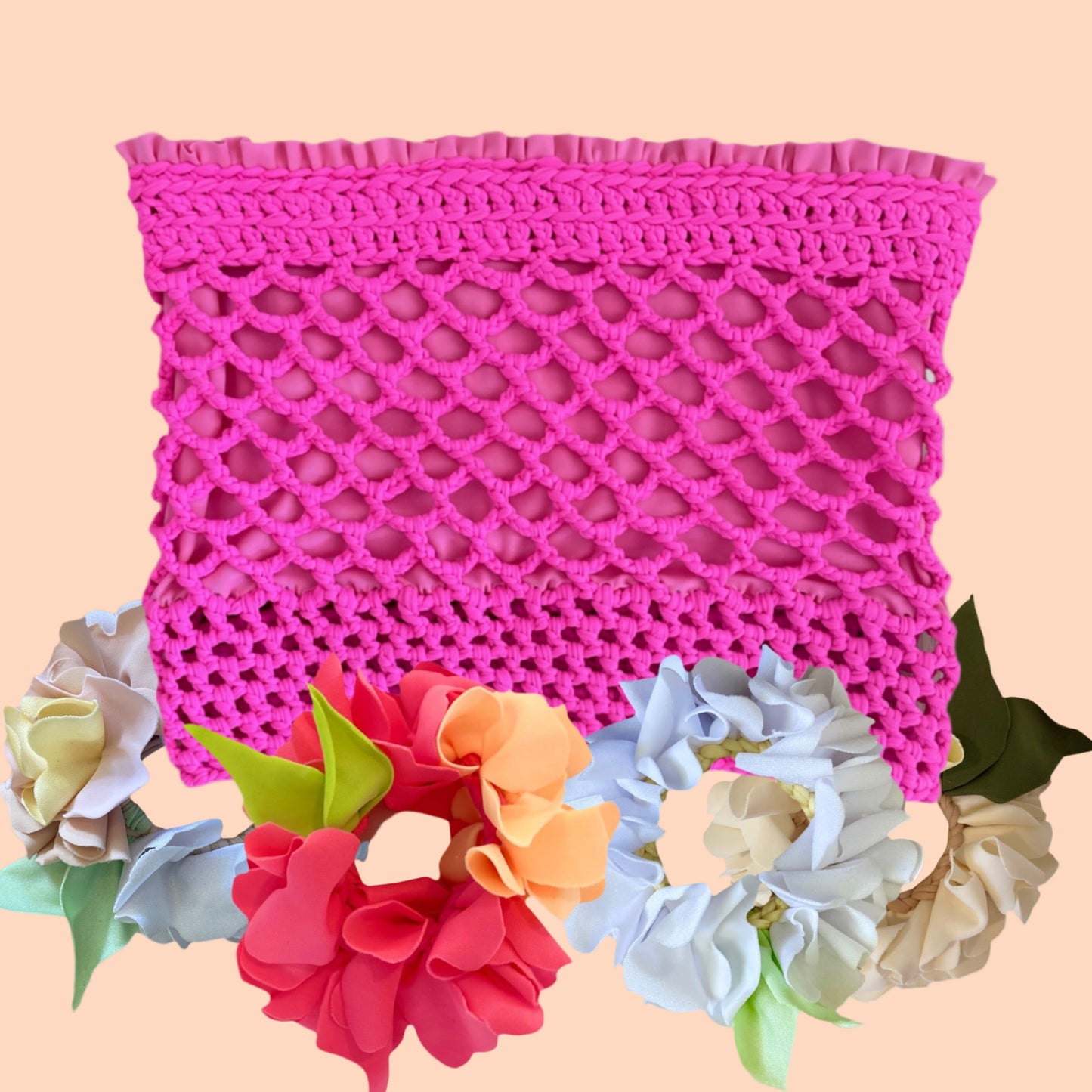 CROCHETED BANDEAU TUBE TOP • custom colors