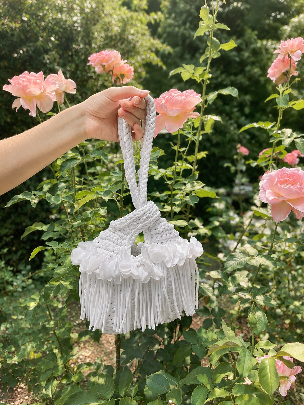 The Flower Fringe Mini Swing – Gardenia