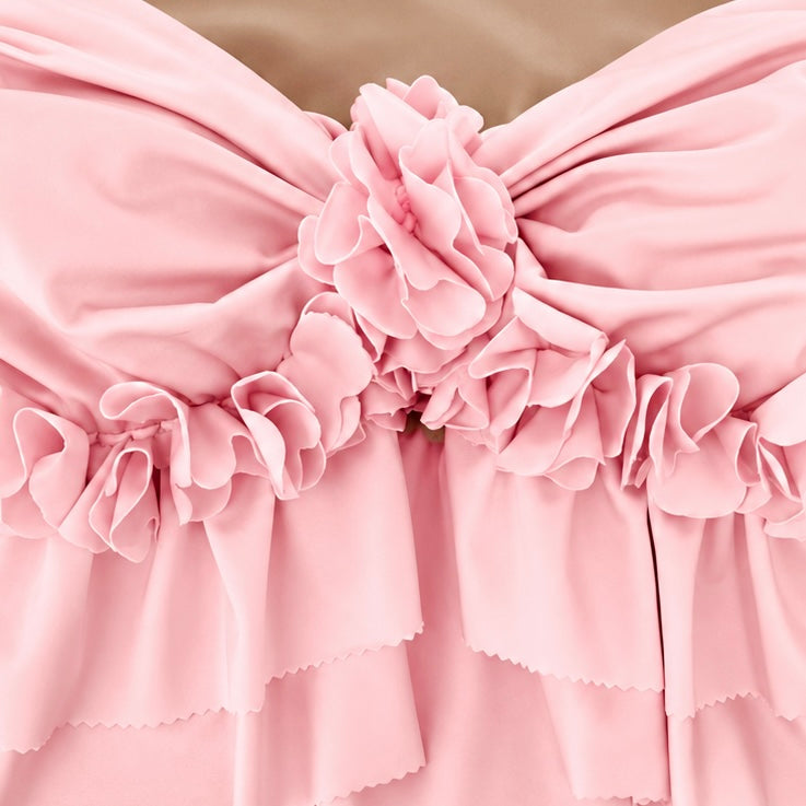 Frilly Flower Bandeau