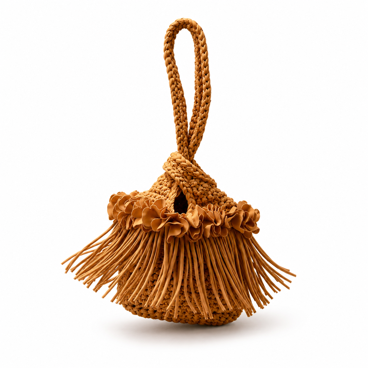 The Flower Fringe Mini Swing – Leather