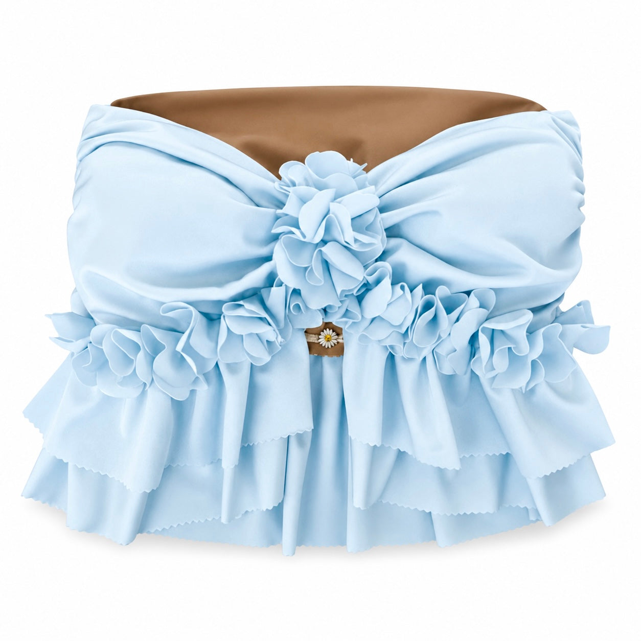 Frilly Flower Bandeau