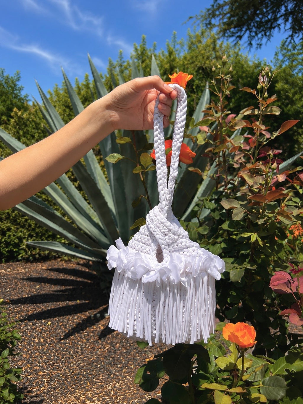 The Flower Fringe Mini Swing – Gardenia