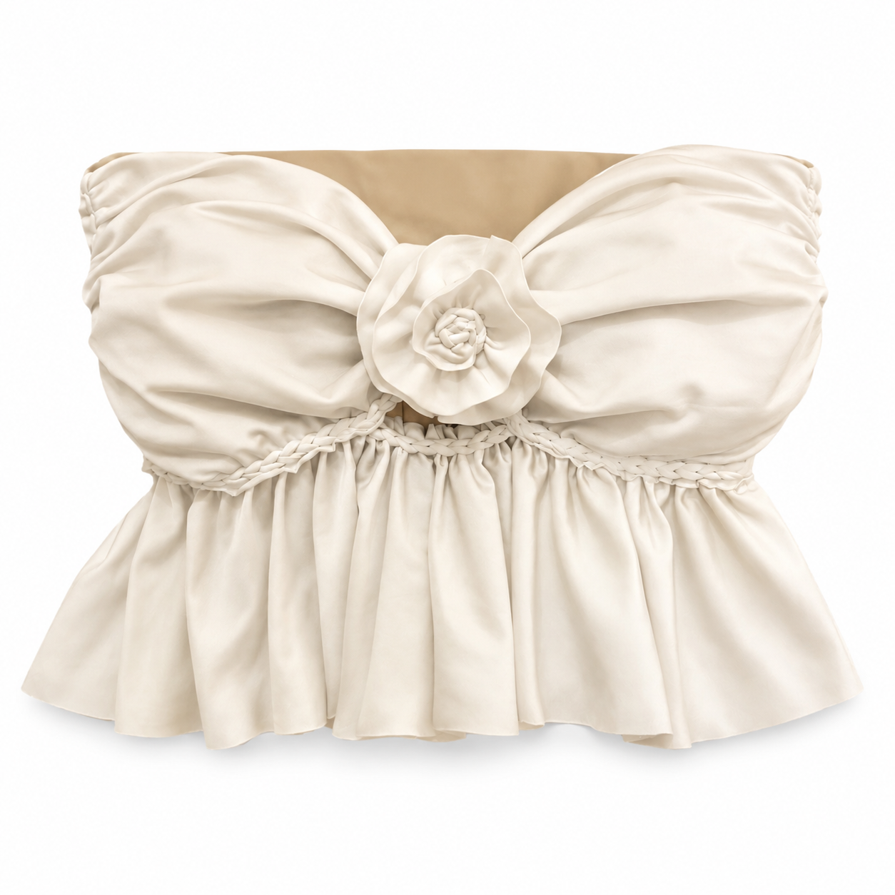 Reversible Ruffle Rose Top