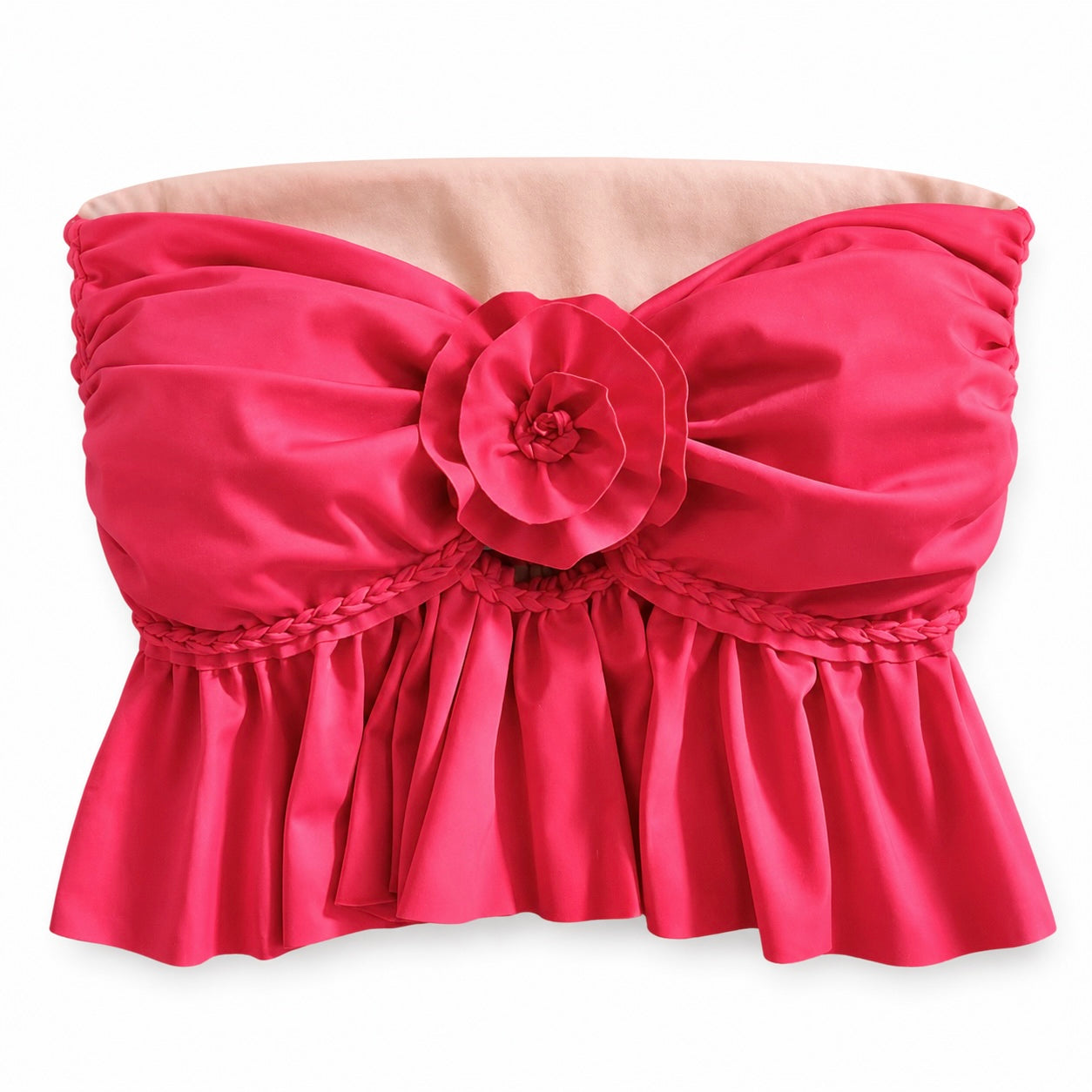 Reversible Ruffle Rose Top