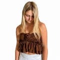 Frilly Flower Bandeau