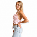 Rosette Triangle Top