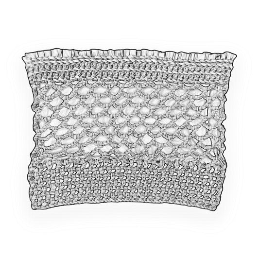 CROCHETED BANDEAU TUBE TOP • custom colors