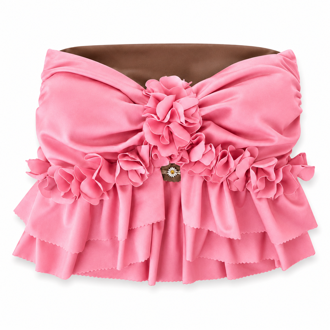 Frilly Flower Bandeau