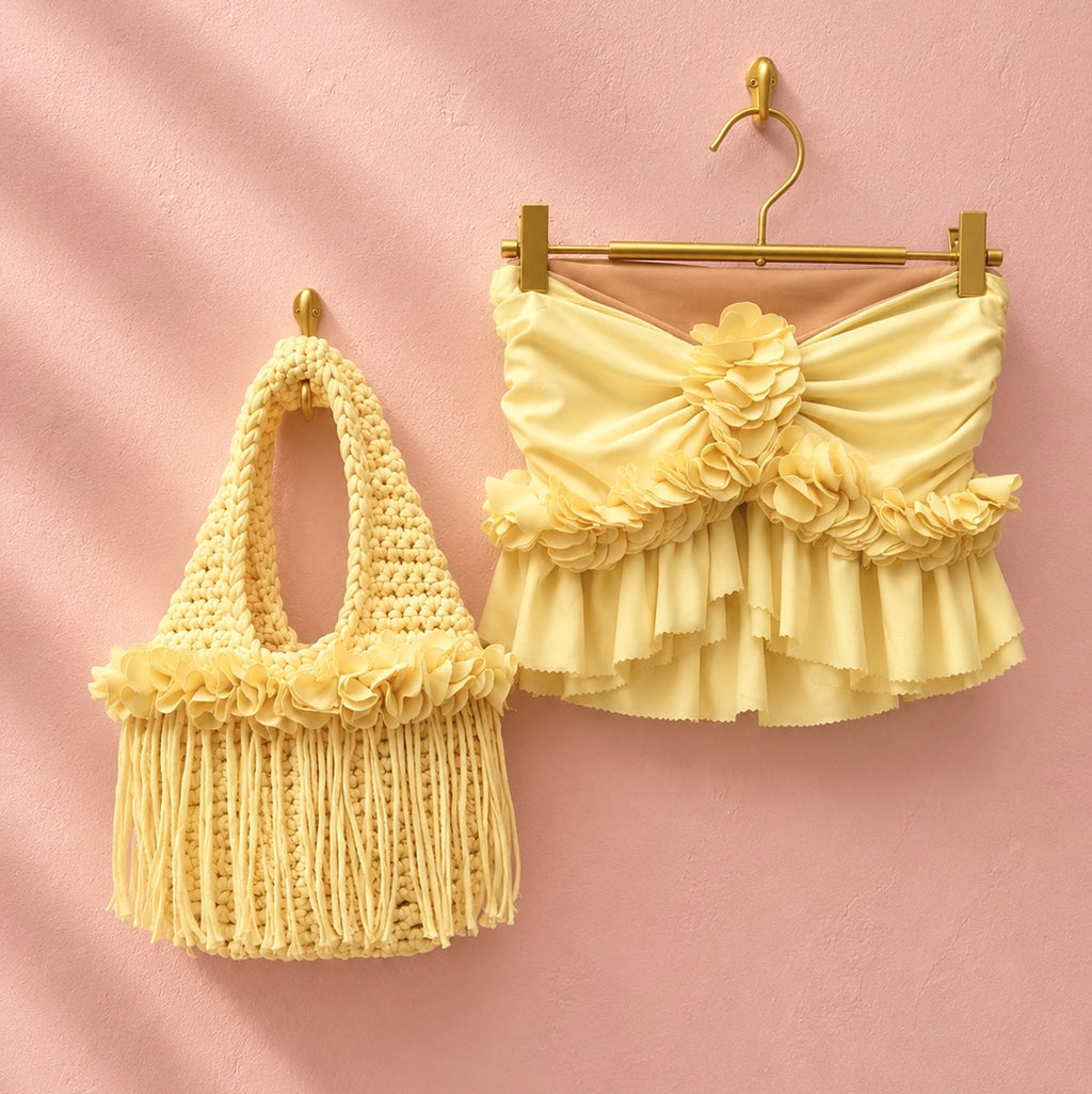The Flower Fringe Mini – Daffodil