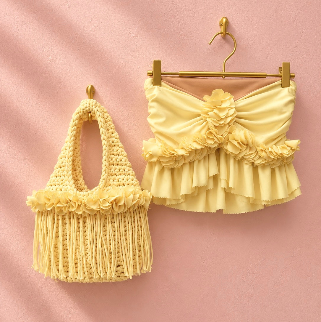 The Flower Fringe Mini – Daffodil