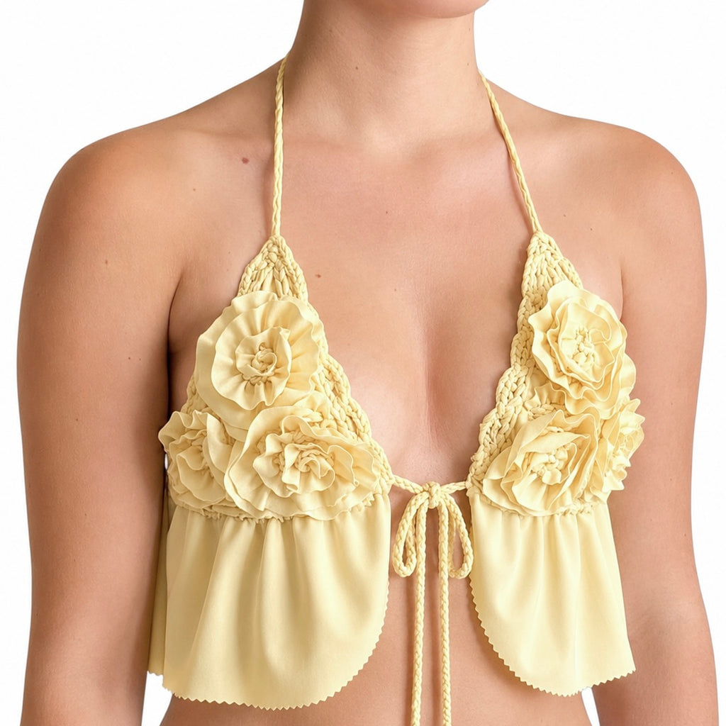 Flower Triangle Top
