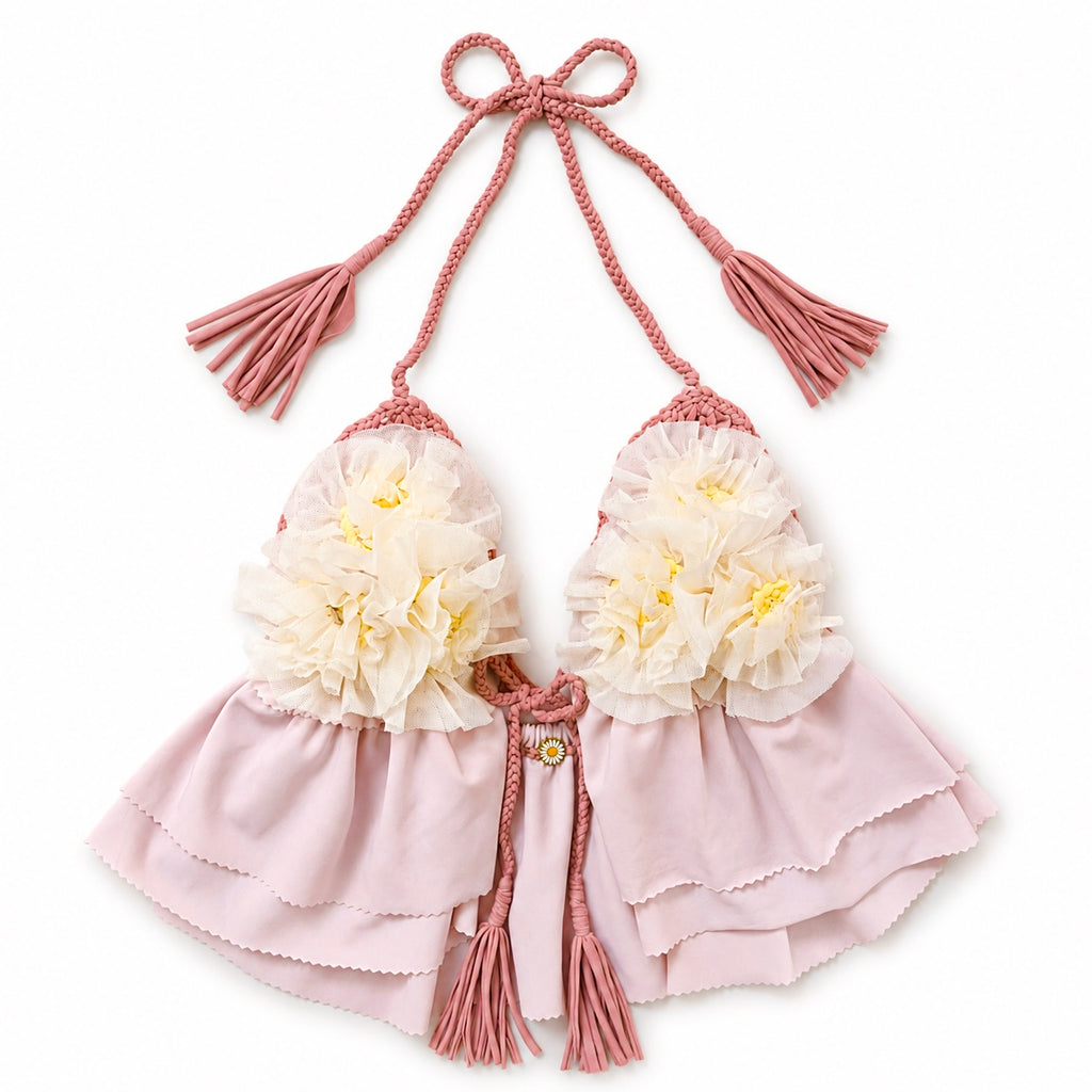 Rosette Triangle Top