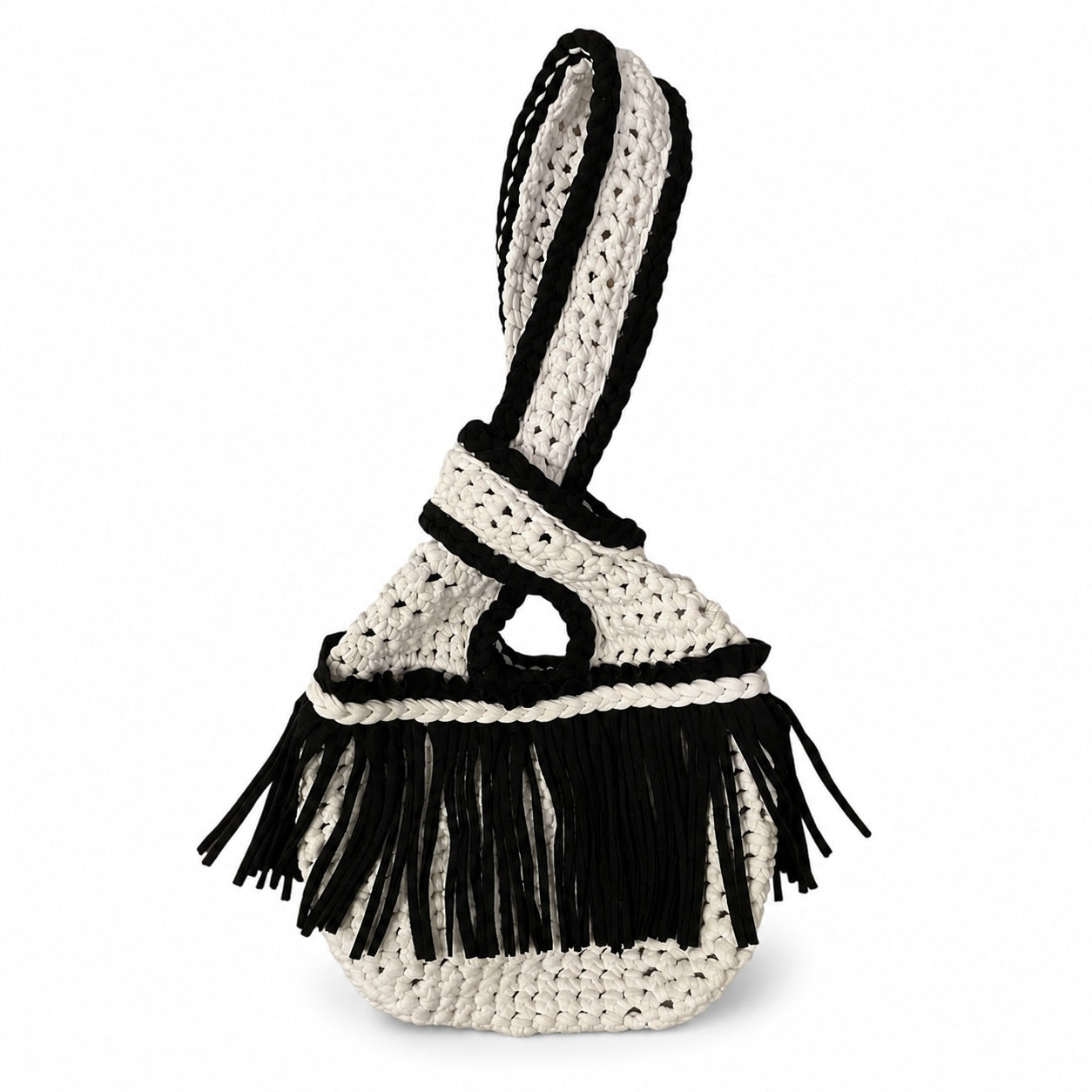 The Fringe Mini Swing – Calla Lily & Onyx