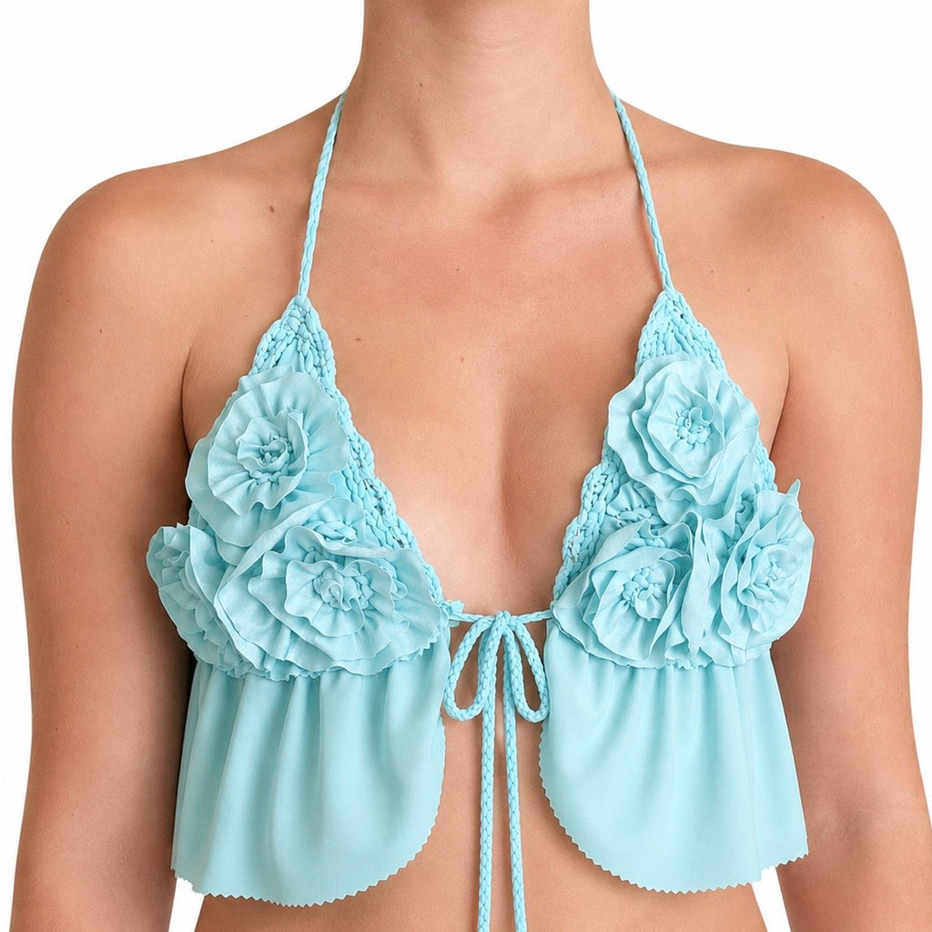 Flower Triangle Top