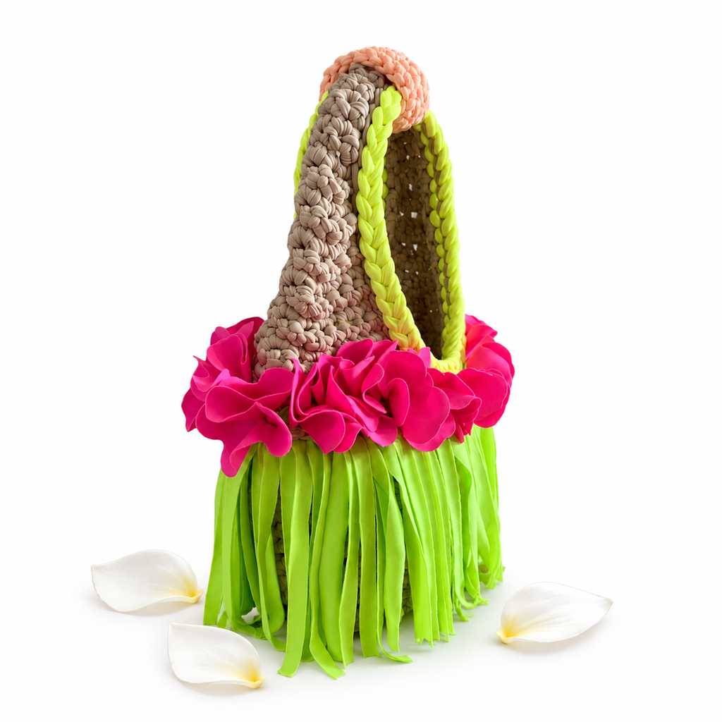 The Hula Fringe Mini – Neon Bloom
