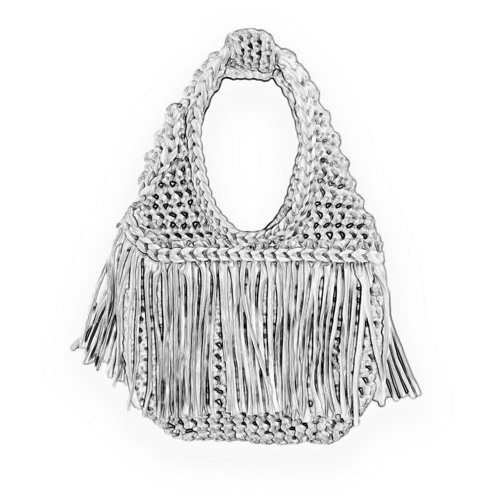 CROCHETED MINI FRINGE RODEO WRISTLET • custom colors