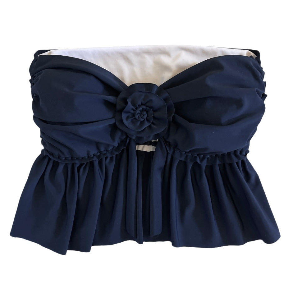 Reversible Split Ruffle Rose Two Piece Set – Onyx