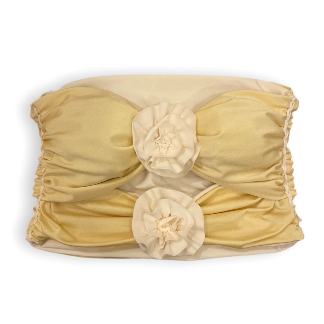 REVERSIBLE CROCHETED DOUBLE ROSE TUBE TOP • custom colors