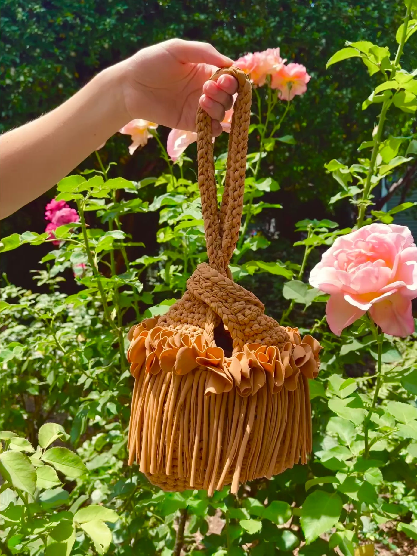 The Flower Fringe Mini Swing – Leather