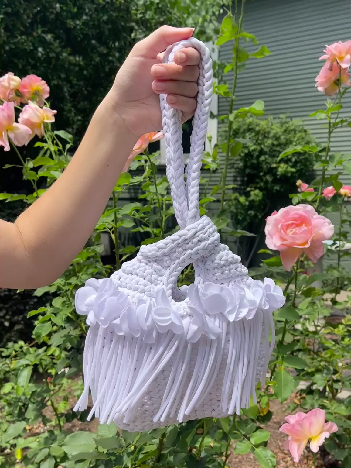 The Flower Fringe Mini Swing – Hydrangea